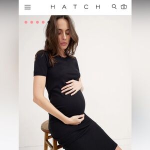 HATCH The Eliza Dress Black Size Small